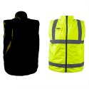 BEZRĘKAWNIK ROBOCZY DWUSTRONNY ODBLASKOWY ŻÓŁTY ROZMIAR XXL NEO