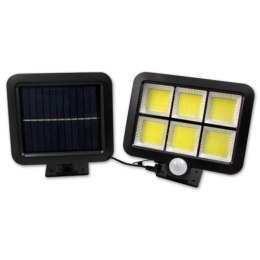 NAŚWIETLACZ LED 6*COB 4W SOLARNY + PIR 1593 UN