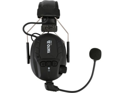 NAUSZNIKI PRZECIWHAŁASOWE AKTYWNE ELEKTRONICZNE Z BLUETOOTH YATO