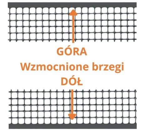SIATKA PVC QUADRA 20 GRAFIT 1.0M*10MB OCZKO 20MM UN