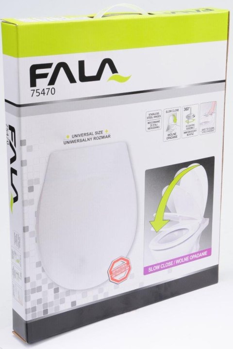 DESKA WC WOLNOOPADAJĄCA DP BIAŁA TOYA