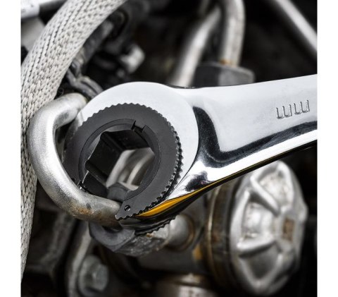 KLUCZ PŁASKO-OCZKOWY, ROZCIĘTY, Z GRZECHOTKĄ, 8MM NEO