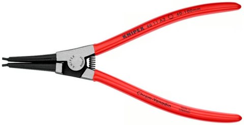 SZCZYPCE DO PIERŚCIENI SEGERA ZEW. PROSTE 210MM, 40-100 MM KNIPEX