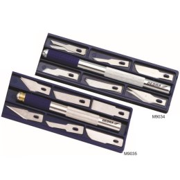 NÓŻ WIELOFUNKCYJNY PRECYZYJNY 9MM 12 OSTRZY DEDRA