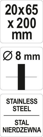 SZCZOTKA DRUCIANA CYLINDRYCZNA 20MM YATO