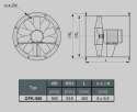 WENTYLATOR OFK-500/2A 3F TYWENT