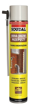 PIANKA MONTAŻOWA SOUDAL RURKA 750ML SOUDAL